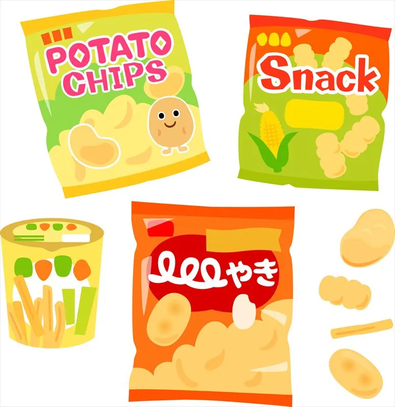 お菓子のパッケージに使用される素材は？